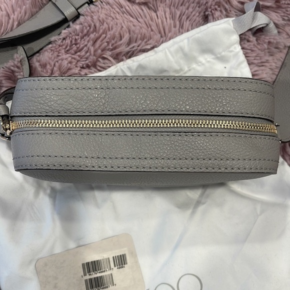 JIMMY CHOO Pegasi Crossbody Camera Bag in Marl Grey - Picture 5 of 6